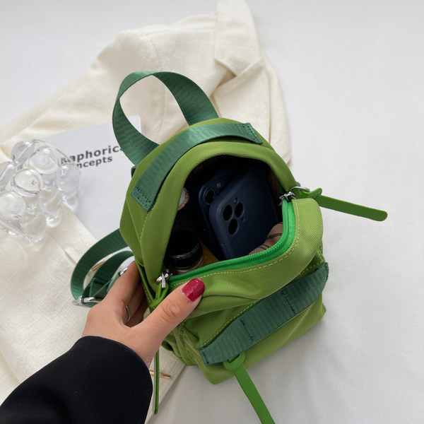 Jauna modeļa mini tekstila mugursoma sievietēm