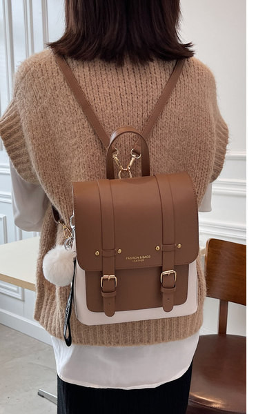 Γυναικείο casual σακίδιο πλάτης με επιγραφή