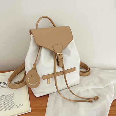 Új modell női hátizsák fém csattal és fűzővel