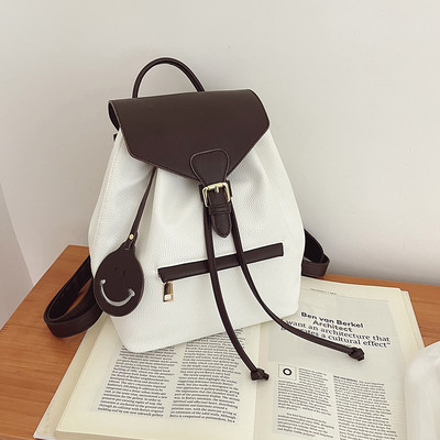 Új modell női hátizsák fém csattal és fűzővel