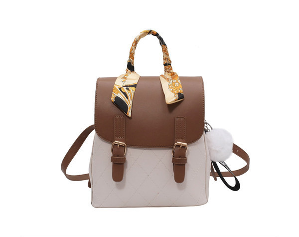 Γυναικείο σακίδιο πλάτης με κασκόλ