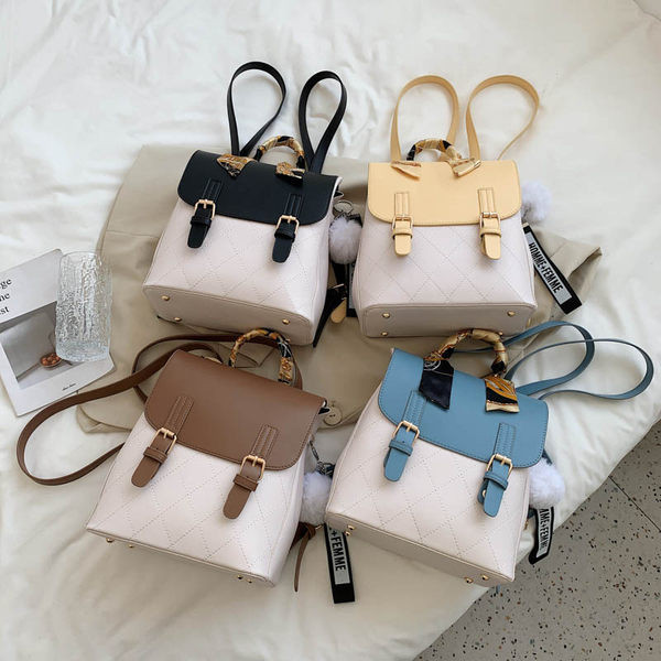 Γυναικείο σακίδιο πλάτης με κασκόλ