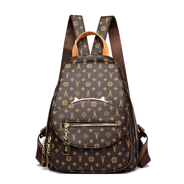 Ikdienas modeļa mugursoma ar kabatu un rāvējslēdzēju