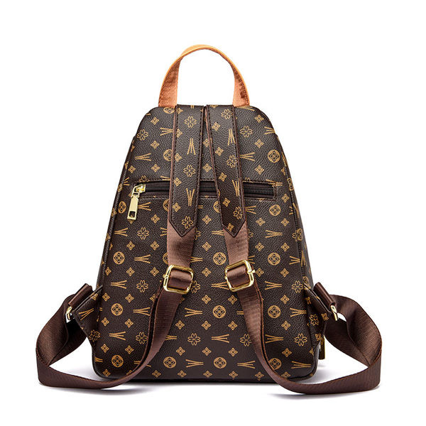 Ikdienas modeļa mugursoma ar kabatu un rāvējslēdzēju