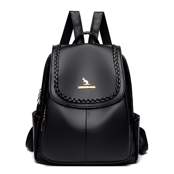 Ženski ruksak od eko kože u tri boje