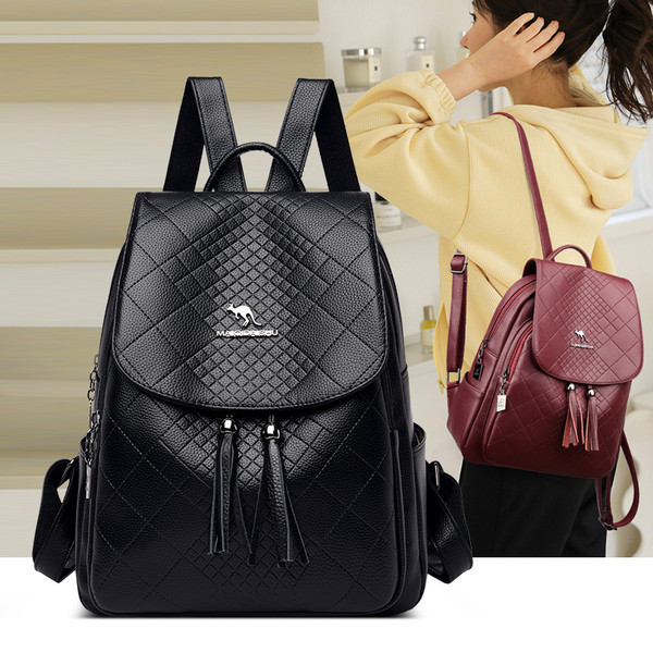 Ženski ruksak od eko kože