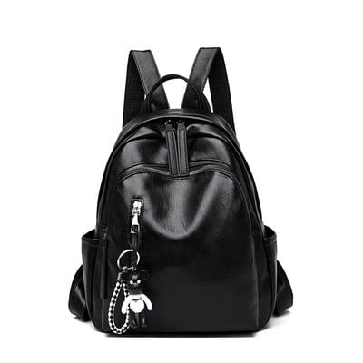 Ležerni ženski ruksak s privjeskom - dvije veličine