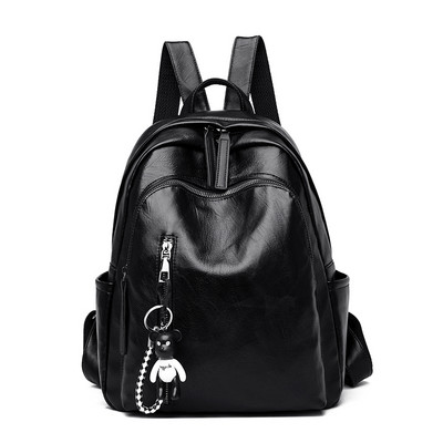 Ležerni ženski ruksak s privjeskom - dvije veličine