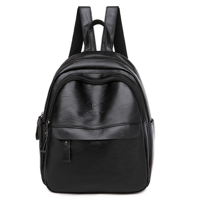 Sieviešu mugursoma 2022. gada jauna, liela ietilpības modes korejiešu versija daudzpusīgai mīkstas ādas studentu skolas somas mazai sieviešu mugursomai.