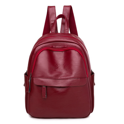 Sieviešu mugursoma 2022. gada jauna, liela ietilpības modes korejiešu versija daudzpusīgai mīkstas ādas studentu skolas somas mazai sieviešu mugursomai.