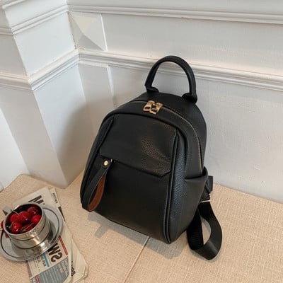 Ležerni ženski ruksak s patentnim zatvaračem