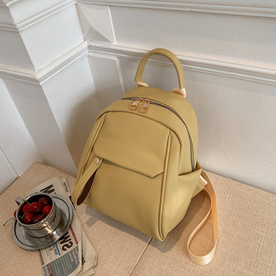 Ležerni ženski ruksak s patentnim zatvaračem