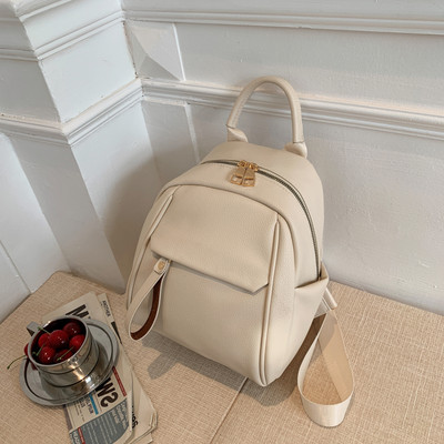 Ležerni ženski ruksak s patentnim zatvaračem