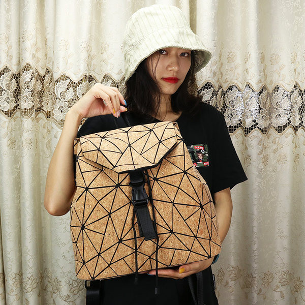 Ležerni ruksak s printom i vezicama