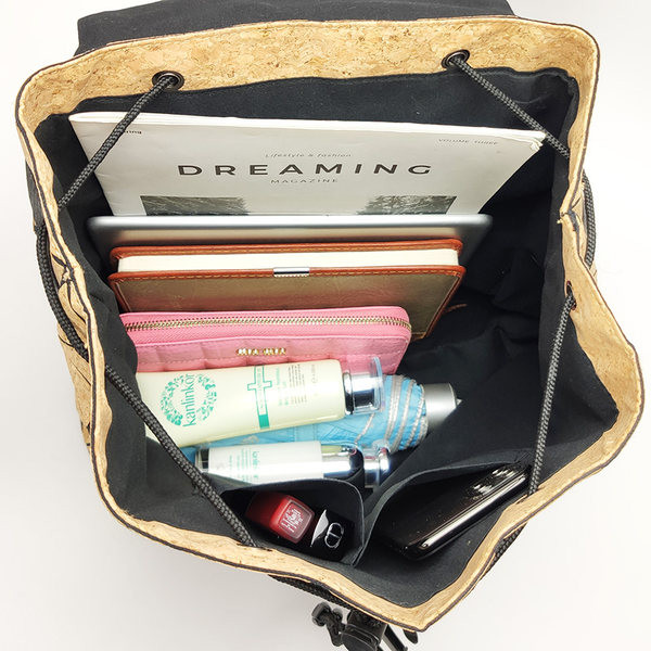 Ležerni ruksak s printom i vezicama