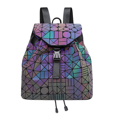 Jauna modeļa sieviešu mugursoma ar ģeometriskām formām