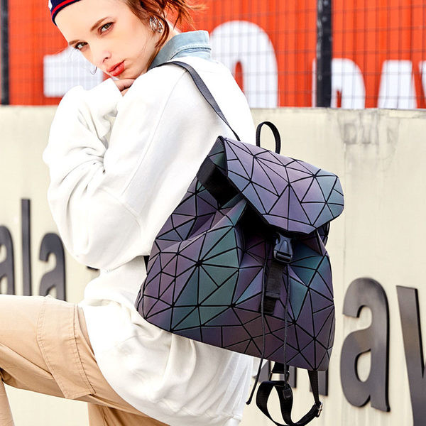 Jauna modeļa sieviešu mugursoma ar ģeometriskām formām