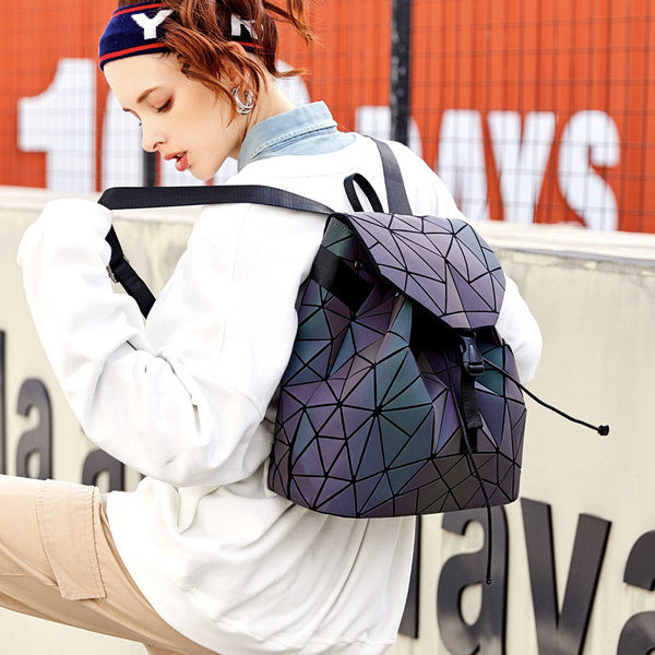 Jauna modeļa sieviešu mugursoma ar ģeometriskām formām