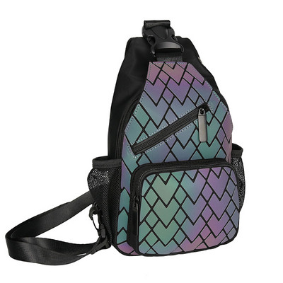 Sieviešu ikdienas mugursoma ar ģeometriskām formām