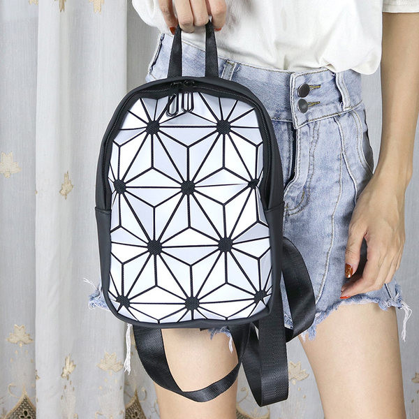 Jauna modeļa sieviešu mugursoma ar ģeometriskām formām