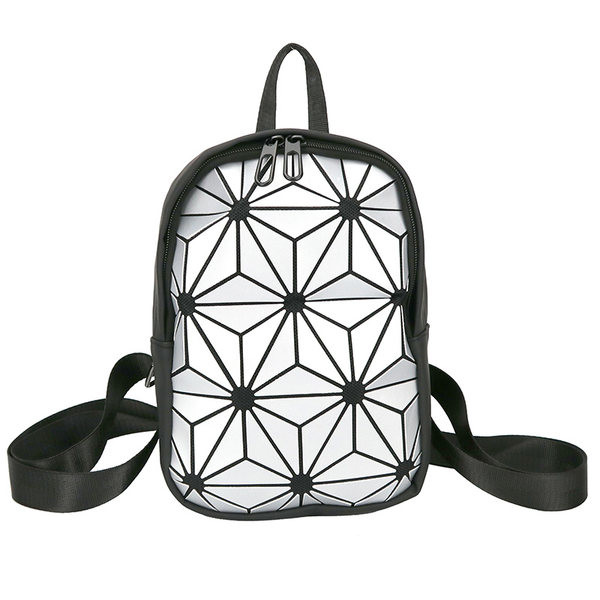 Jauna modeļa sieviešu mugursoma ar ģeometriskām formām