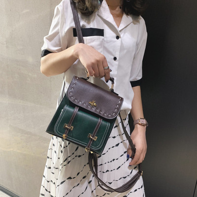 Moderan ženski ruksak od eko kože - tri boje