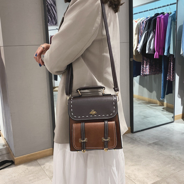 Moderan ženski ruksak od eko kože - tri boje