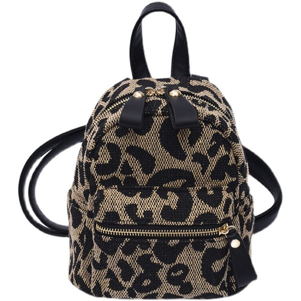 Ikdienas sieviešu mugursoma ar dzīvnieku apdruku