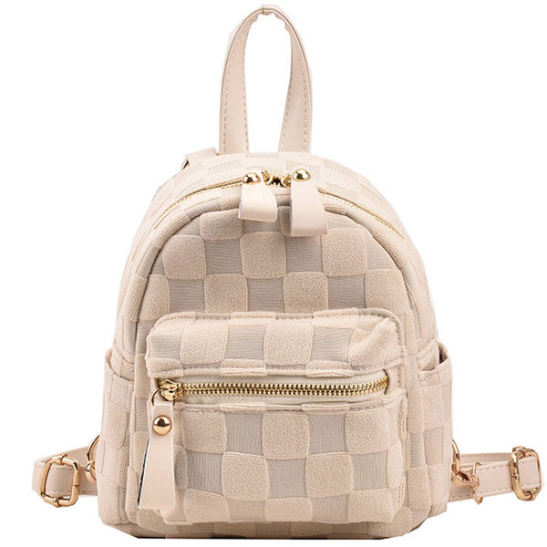 Sieviešu ziemas mugursoma ar ārējo kabatu