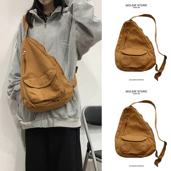 Textil hátizsák elülső zsebbel nőknek