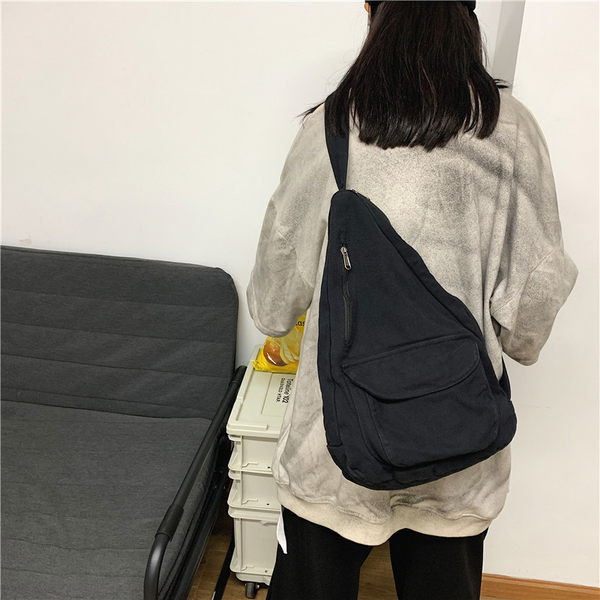 Textil hátizsák elülső zsebbel nőknek