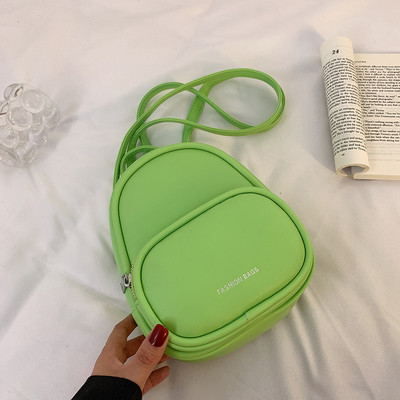 Maza sieviešu ādas mugursoma vairākās krāsās