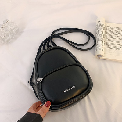 Maza sieviešu ādas mugursoma vairākās krāsās