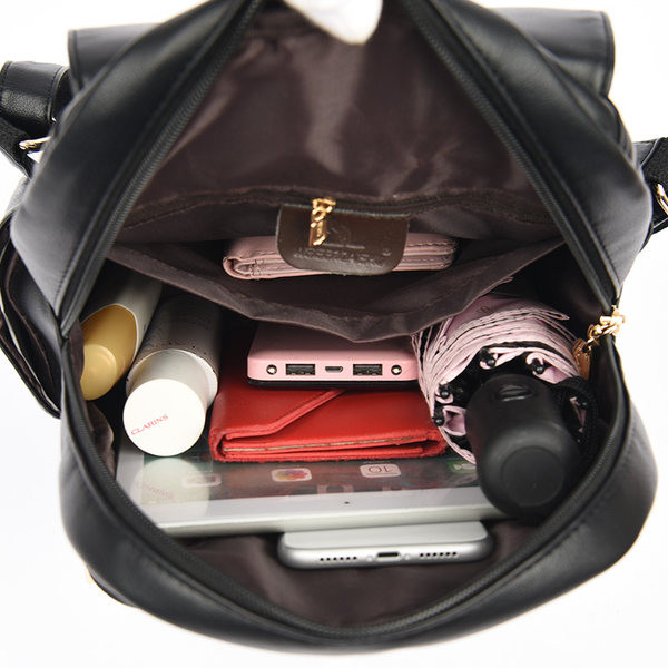 Ikdienas sieviešu mugursoma ar 3D elementu