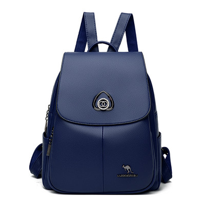 Sieviešu eko ādas mugursomas ikdienas modelis