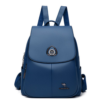 Sieviešu eko ādas mugursomas ikdienas modelis