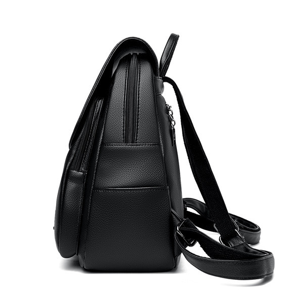 Sieviešu eko ādas mugursomas ikdienas modelis