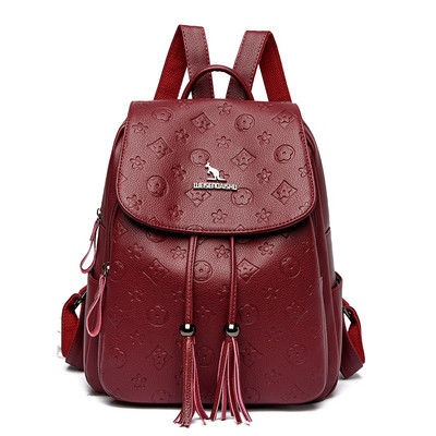 Sieviešu ikdienas mugursoma - izgatavota no eko ādas