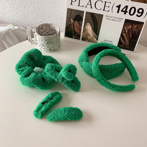 Sieviešu plīša matu aksesuārs