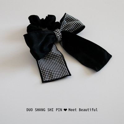 Дамски ежедневен ластик за коса с панделка