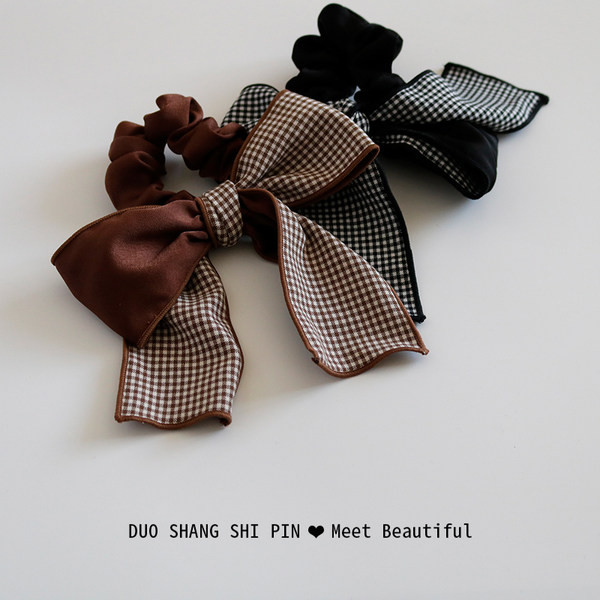 Дамски ежедневен ластик за коса с панделка