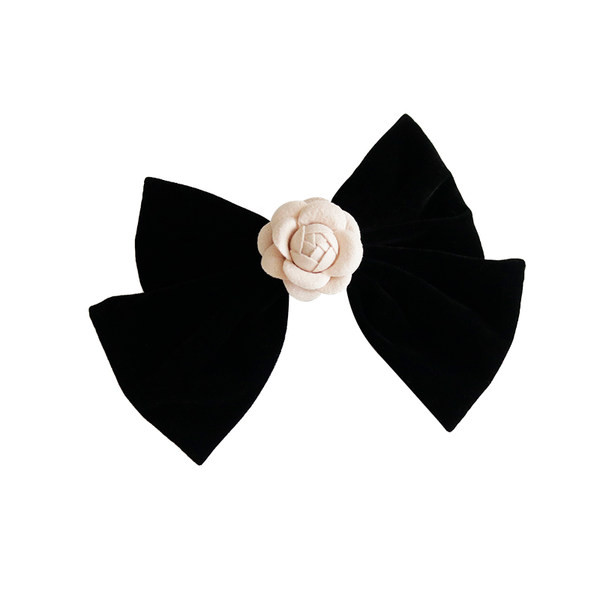 Дамски ластик и щипка за коса с панделка