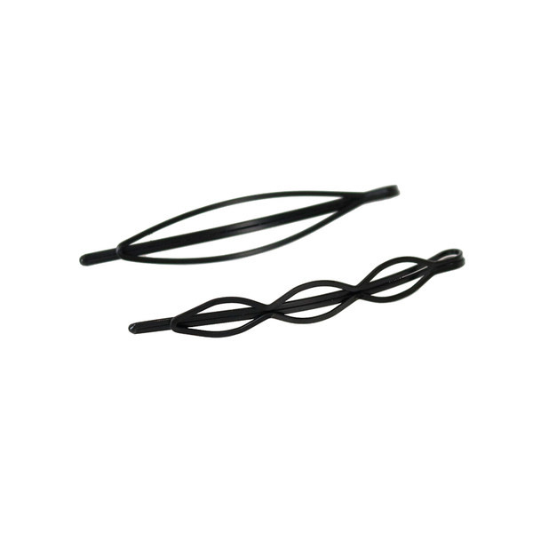 Дамска фиба за коса в черен цвят