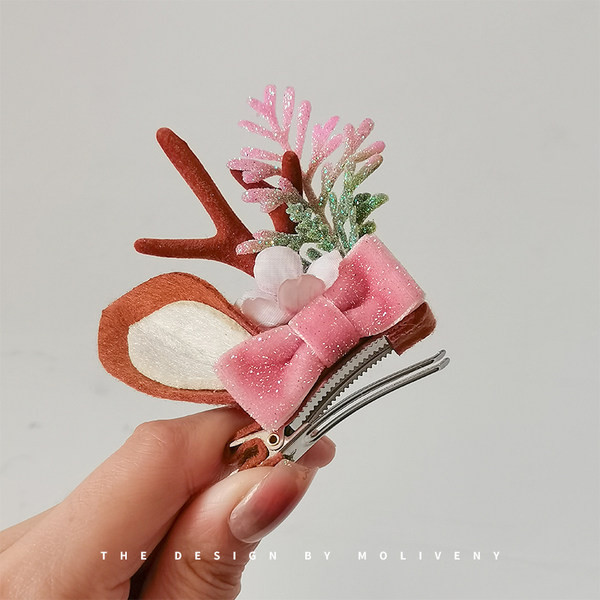 Дамска диадема и щипка с уши