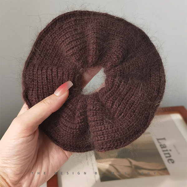 Дамски плетен ластик за коса 