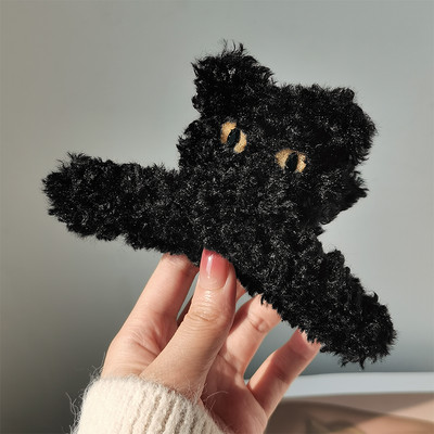 Дамска плюшена шнола за коса