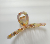 Цветна шнола за коса