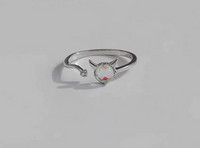 Ежедневен дамски пръстен с камък