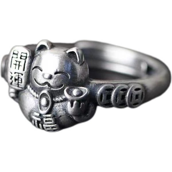 Нов модел дамски регулируем пръстен в сребрист цвят