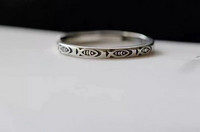 Регулируем дамски пръстен с принт